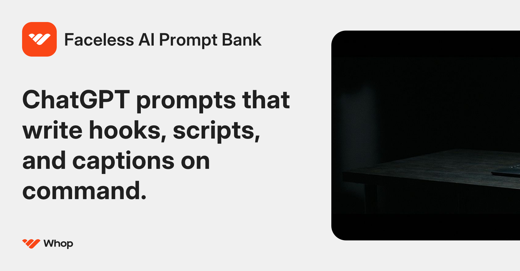Faceless AI Prompt Bank